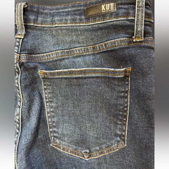Kut from the Kloth Jeans Sz 14 Long Rachael Fab Ab Mom High Rise Raw Hem 2 Pair - Picture 5 of 9